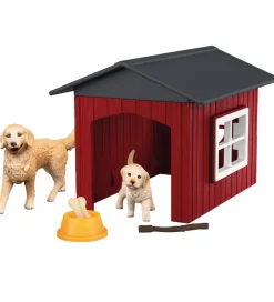 Farm World - Hundekennel m. 2 Golden Retrievers - 42722>Schleich Online