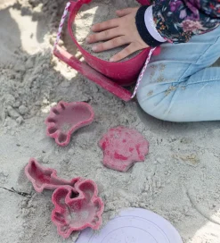 Sandforme - 4 stk. - Silikone - 6,5-10,5 cm - Cherry Red><noscript><img width=