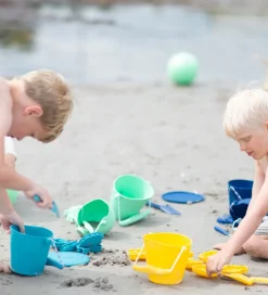 Sandforme - 4 stk - Silikone - 6,5-10,5 cm - Blå><noscript><img width=