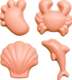 Sandforme - 4 stk. - Silikone - 6,5-10,5 cm - Coral>Scrunch Clearance