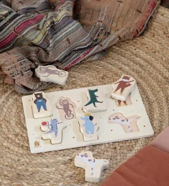 Puslespil - Træ - Toes/Builders>Sebra Outlet