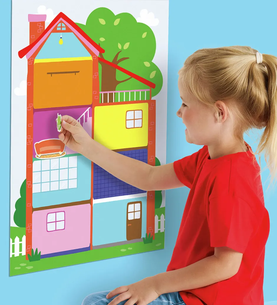 - Min Første - Plakat med klistermærker - Hus>SES Creative Online