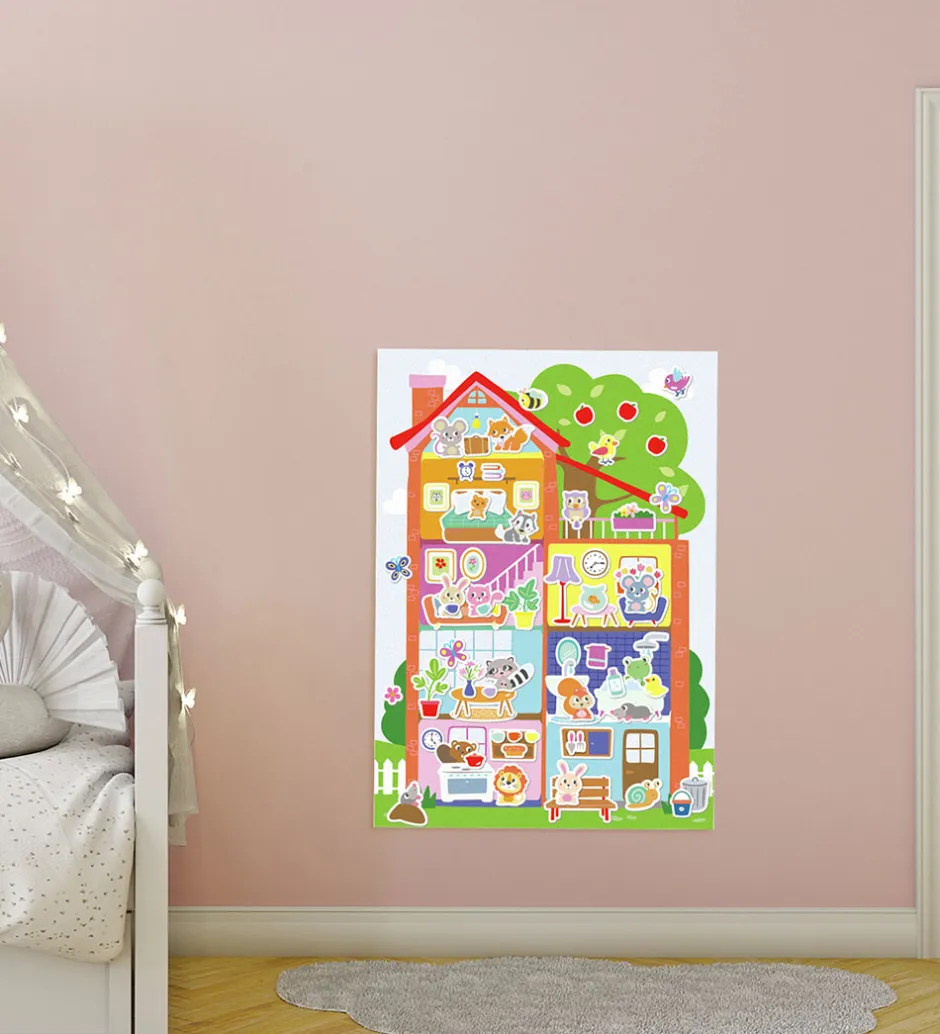 - Min Første - Plakat med klistermærker - Hus>SES Creative Online