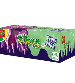 - Slim I Bæger - 2x120 g - Selvlysende/Glimmer>SES Creative New