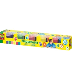 Fingermaling - 6 x 120 ml>SES Creative Outlet