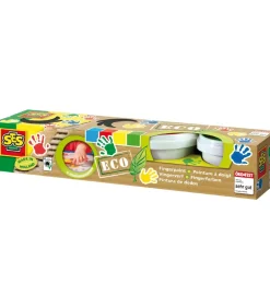 Fingermaling - 4x120 ml - Lyse Farver>SES Creative Discount