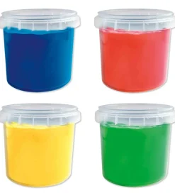 Fingermaling - 4x110ml - Primærfarver>SES Creative Online