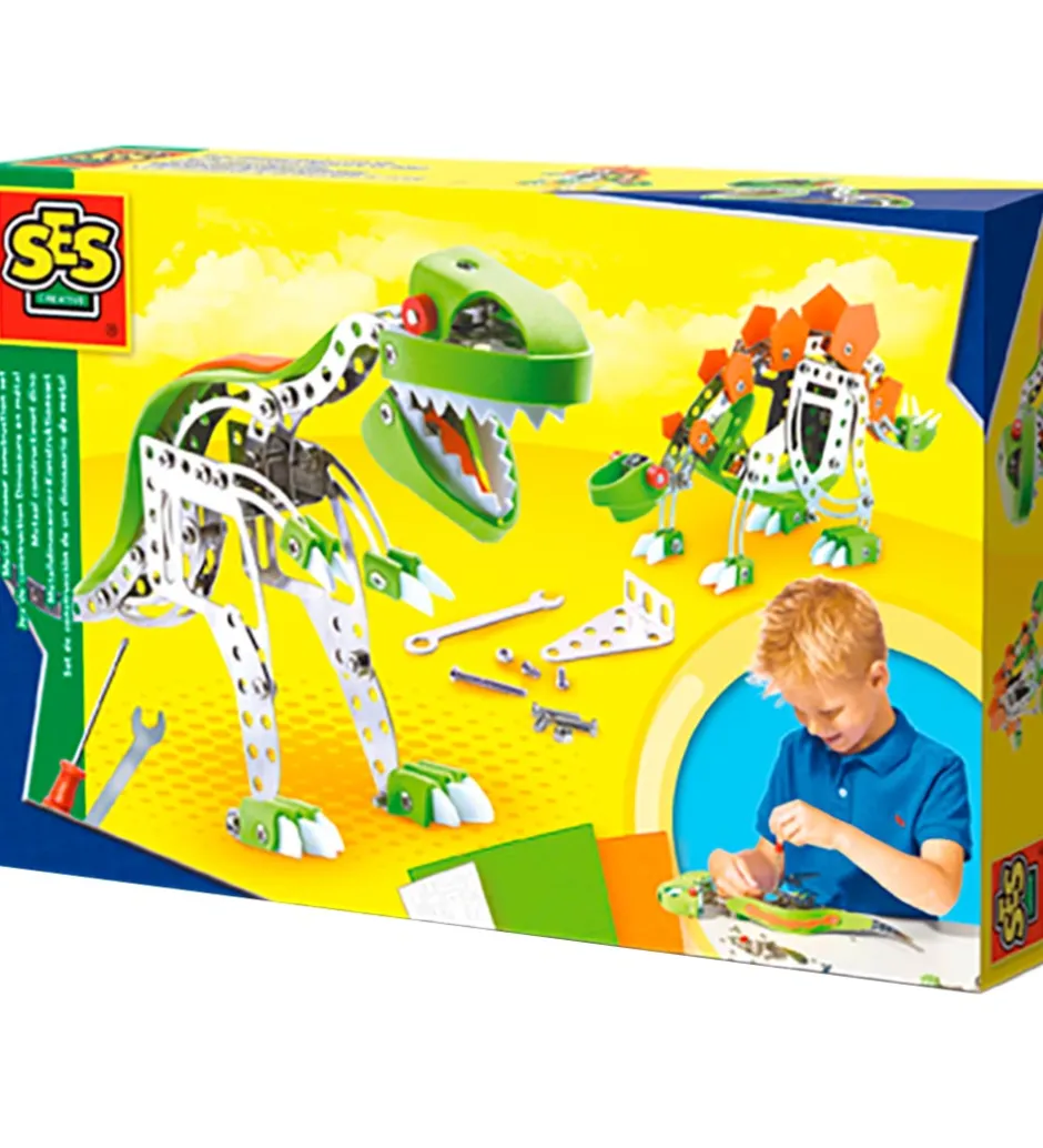 Konstruktionssæt - Metal Dino>SES Creative New