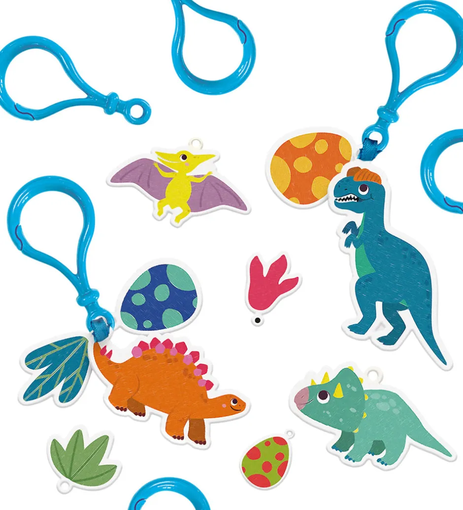 Kreasæt - Krympeplast - Dinosaur Nøgleringe>SES Creative Hot
