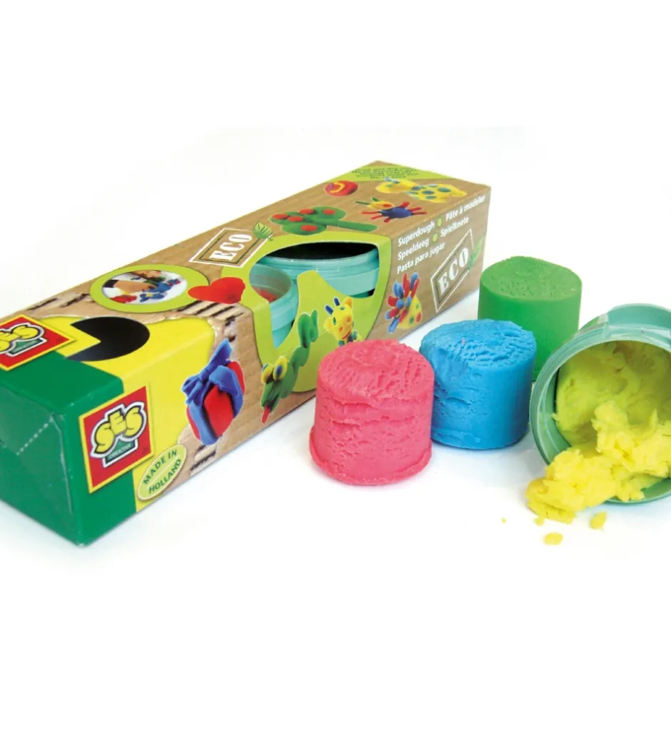Modellervoks - ECO - 4x90 g - 4 Farver>SES Creative Hot