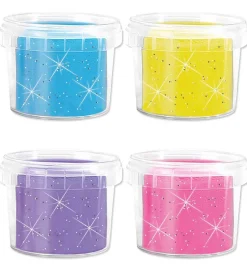 Modellervoks - 4x90gr - Silkeblød Glitter>SES Creative New