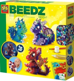 Perler - Strygeperler - 1800 stk - 3D Drage>SES Creative New