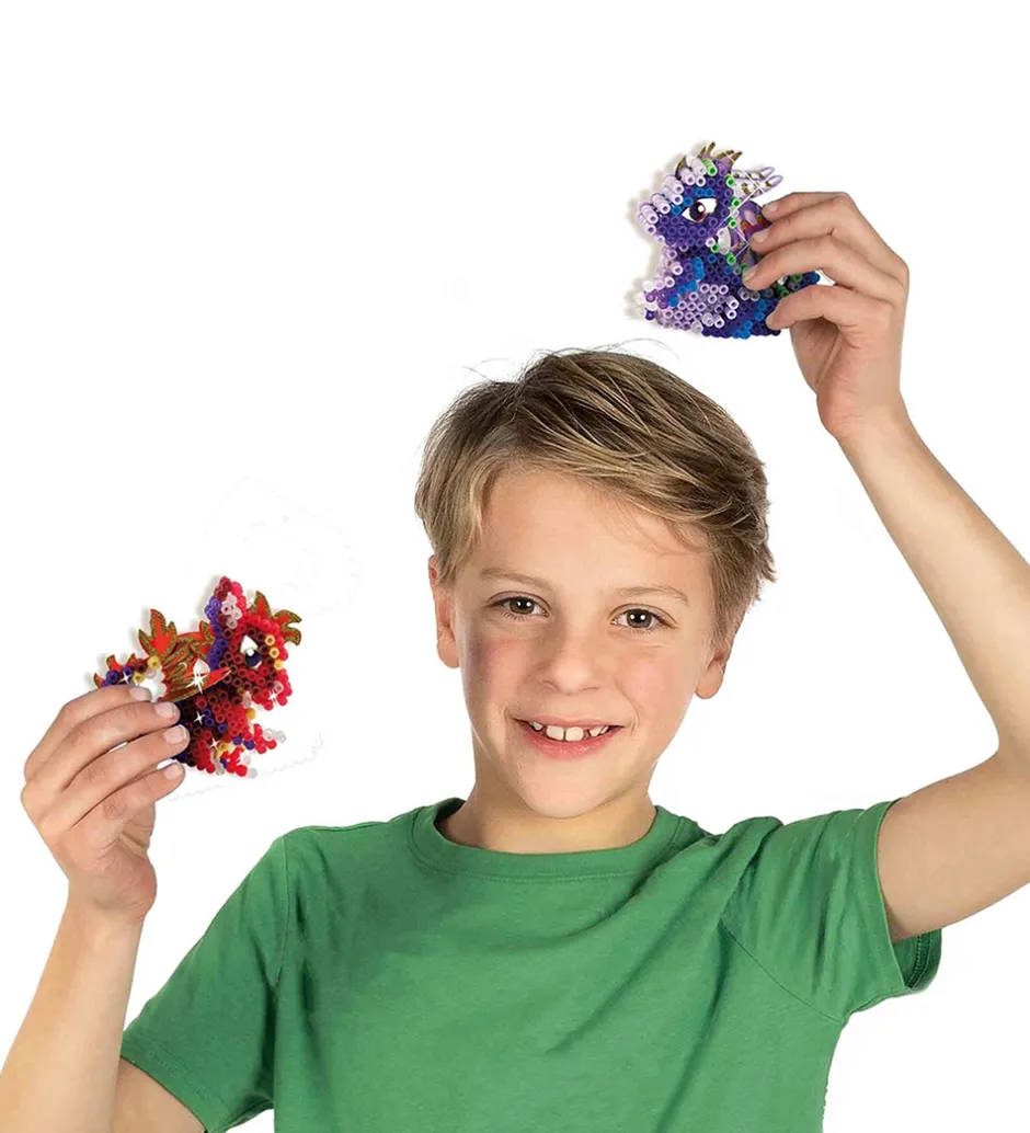 Perler - Strygeperler - 1800 stk - 3D Drage>SES Creative New
