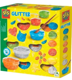 Plakatfarver - 6x45 ml - Glimmer>SES Creative Best