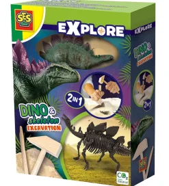 Udhug - Explore - Stegosaurus og Skelet>SES Creative