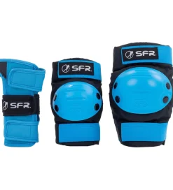 Beskyttelsessæt - Youth Ramp Triple Pad Set - Sort/Blå>SFR New