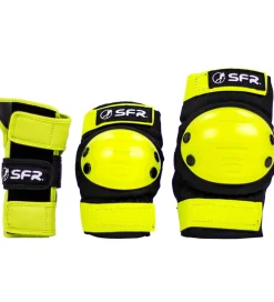 Beskyttelsessæt - Youth Ramp Triple Pad Set - Sort/Lime>SFR New