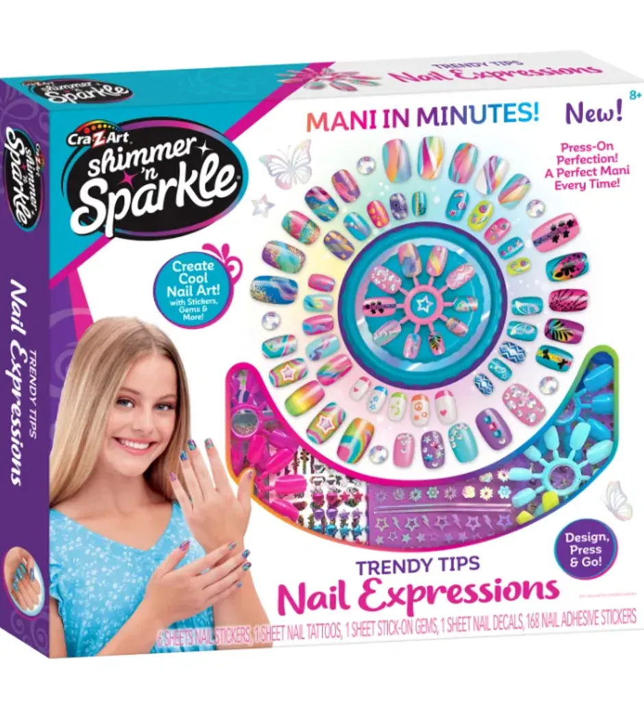 Neglesæt - Trendy Tips Nail Expressions>Shimmer N Sparkle