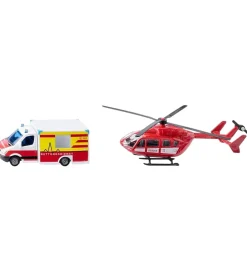 Ambulance og Helikopter - Mercedes-Benz Rescue & Helicopter>Siku Discount