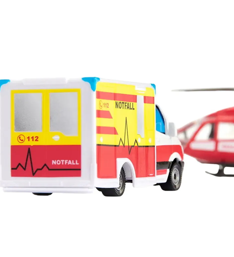 Ambulance og Helikopter - Mercedes-Benz Rescue & Helicopter>Siku Discount