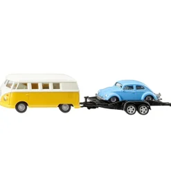 Bil m. Trailer - VW T1 m. Trailer & VW Beetle - 1:50>Siku Clearance