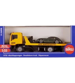 Lastbil m. Bil - 1:55 - Breakdown Truck - Gul>Siku Hot