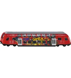 Tog - Double-Deck-Train - 1:87 - Rød m. Graffiti>Siku Outlet