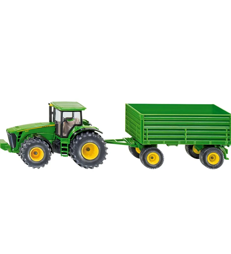 Traktor m. Anhænger - John Deere 8430 - 1:50 - Grøn>Siku