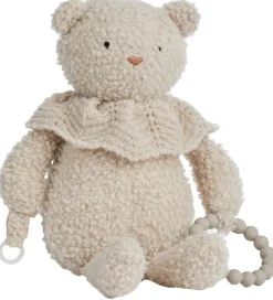 Aktivitets bamse - Uld - 35 cm - Nature>Smallstuff Outlet
