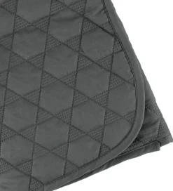 Legetæppe - 100x100 - Quiltet Koksgrå m. Stjerner>Smallstuff Online