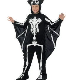 Udklædning - Bat Skeleton - Sort/Hvid>Smiffys Best