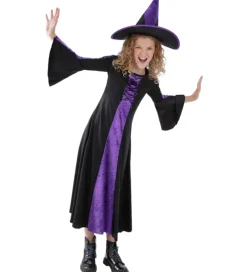 Udklædning - Bewitched - Lilla/Sort>Smiffys