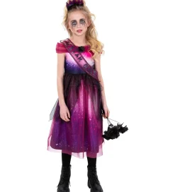 Udklædning - Scream Queen - Lilla/Rosa>Smiffys