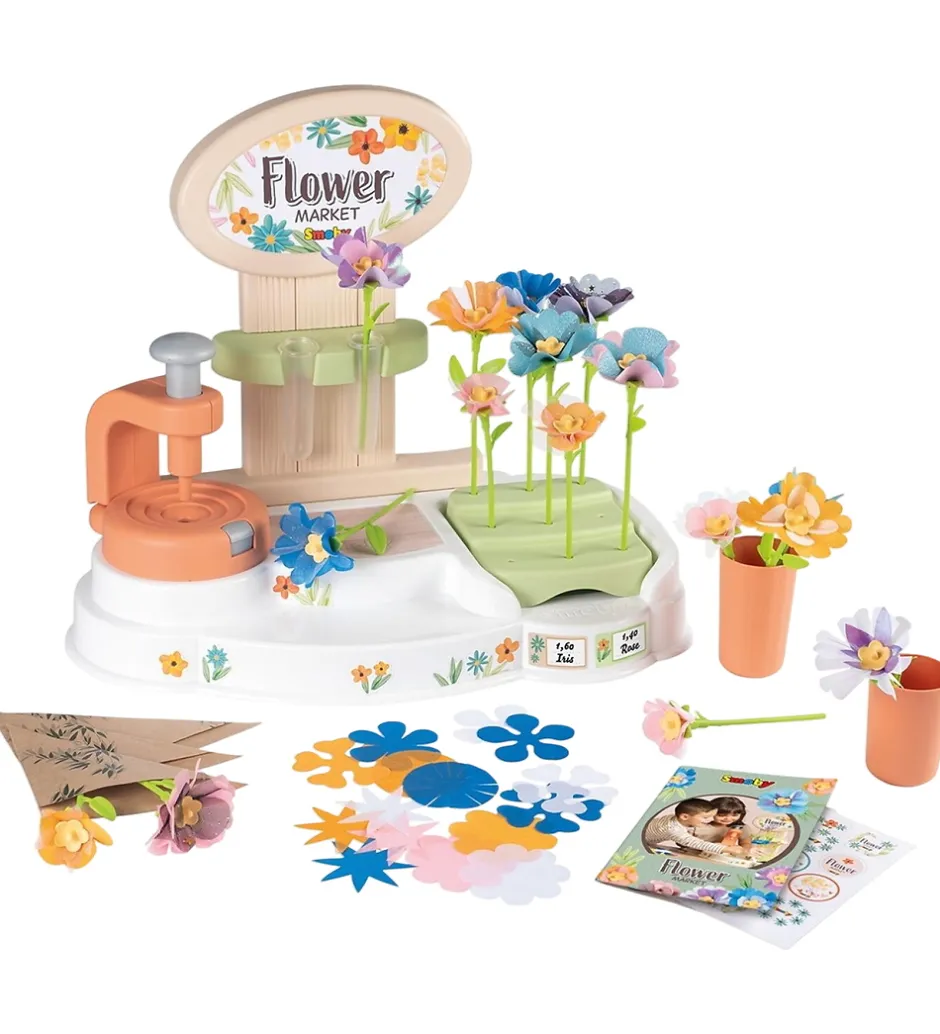 Kreasæt - Blomstermarked - 104 Dele>Smoby Clearance