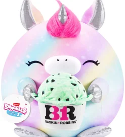 Bamse - 35 cm - Enhjørningen Marty m. Baskin Robbins>SNACKLES
