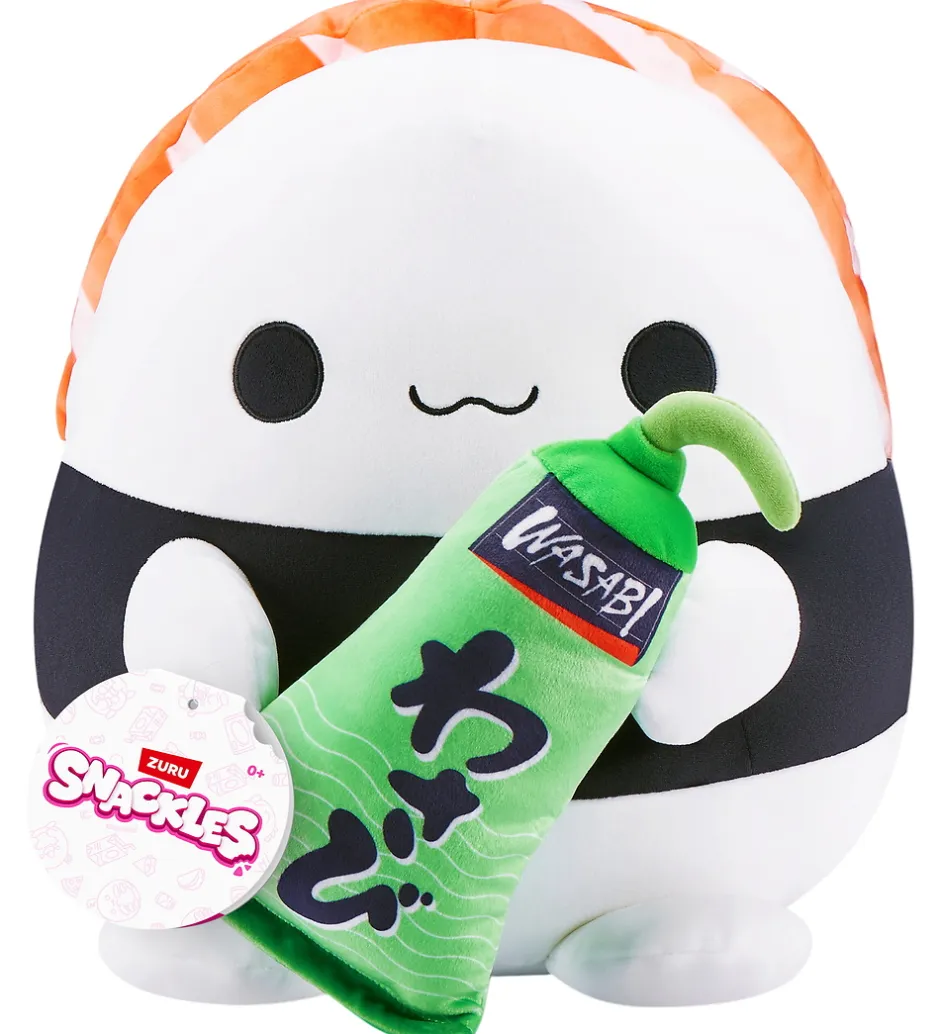 Bamse - 35 cm - Laksen Eva m. Wasabi>SNACKLES Best
