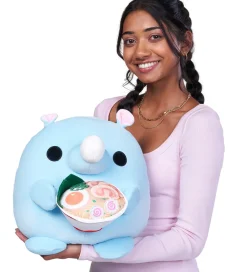 Bamse - 35 cm - Næsehornet Humphrey m. Ramen>SNACKLES Discount