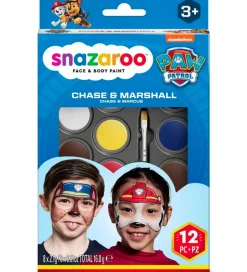Ansigtsmaling - 8 Farver - Paw Patrol Chase & Marshall>Snazaroo Clearance