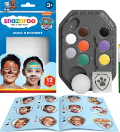 Ansigtsmaling - 12 Dele - Paw Patrol Zuma & Everest>Snazaroo Discount