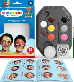 Ansigtsmaling - 8 Farver - Paw Patrol Rubble & Zuma>Snazaroo Online