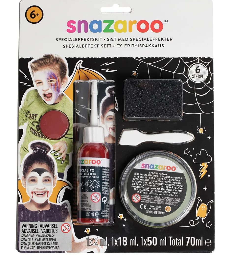 Sæt - 6 Dele - Special Effekter>Snazaroo Sale