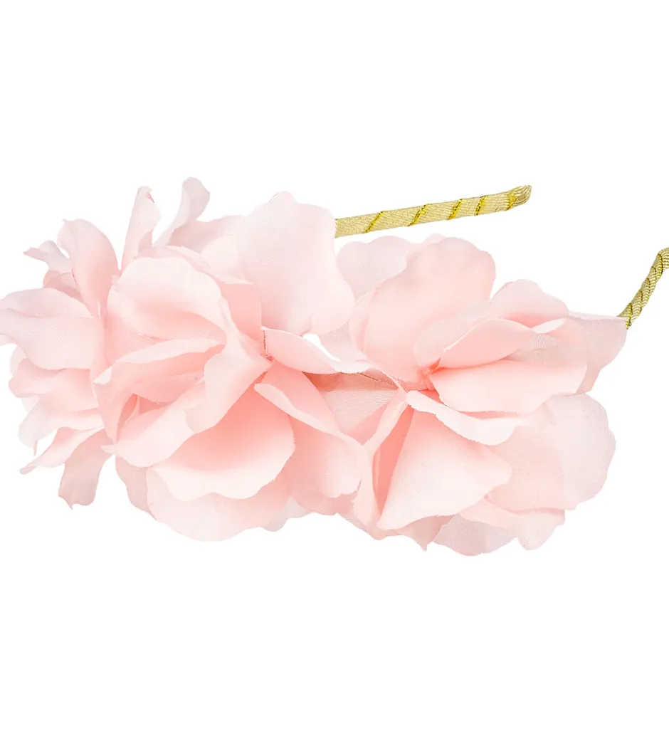 Udklædning - Hårbøjle m. Blomster - Annemarie - Rosa>Souza New