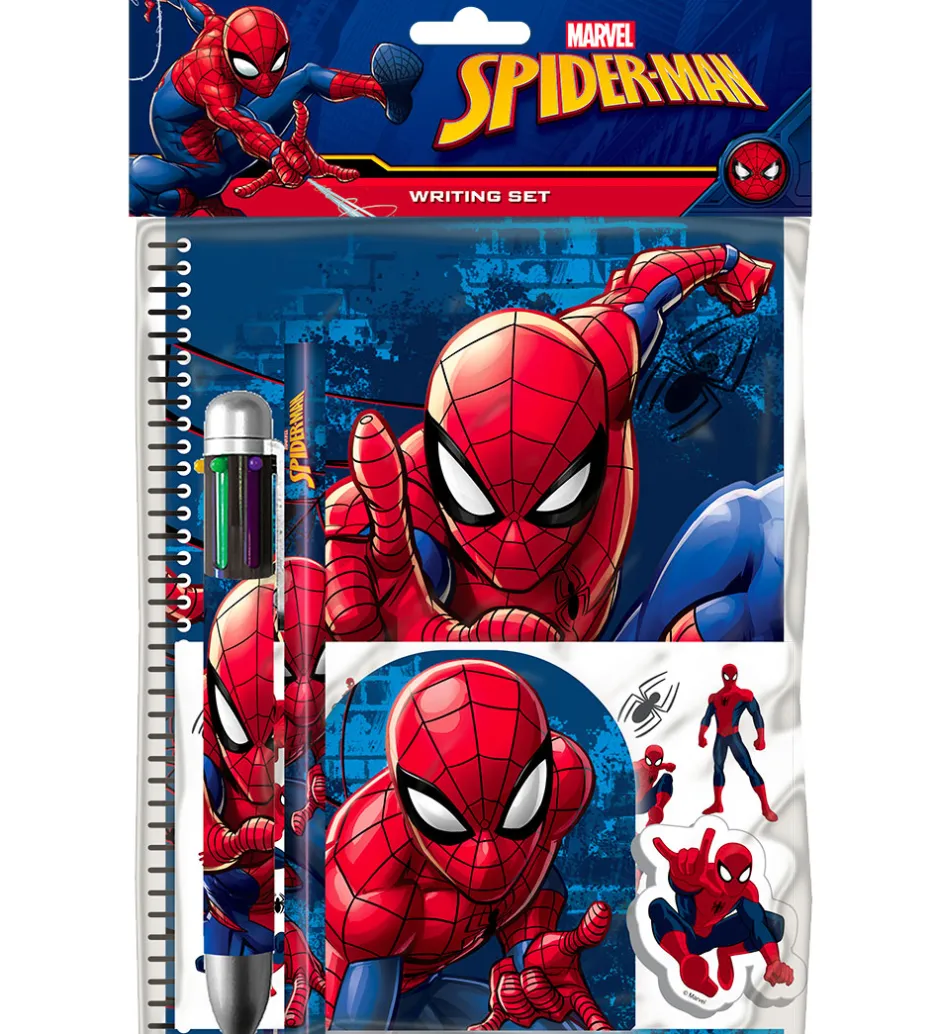 Skrivesæt m. Multicolor Pen>Spiderman Discount