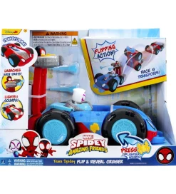 Bil m. Lys/Lyd - Flip & Reveal Cruiser>Spidey