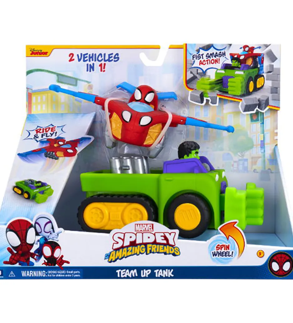 Køretøjer - 2-i-1 - Team-Up Tank>Spidey Discount