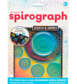 Tegnesæt - 10 Dele - Value - Scratch & Shimmer>Spirograph Clearance