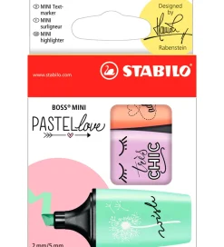 Overstregningstuscher - Mini Pastel - 3 Stk - Multifarve>Stabilo Online