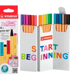 Tuscher - Pen 88 - 18 stk. - Multifarvet>Stabilo Online