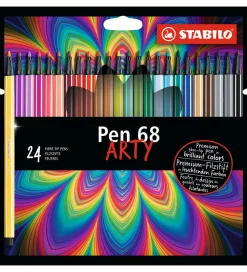 Tuscher - Pen 68 Arty - 24 stk. - Multifarvet>Stabilo Discount