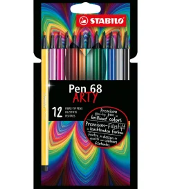Tuscher - Pen 68 Arty - 12 stk. - Multifarvet>Stabilo Best